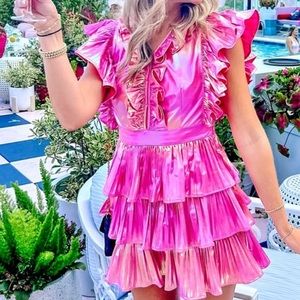 Pink queen of sparkles dress brand new